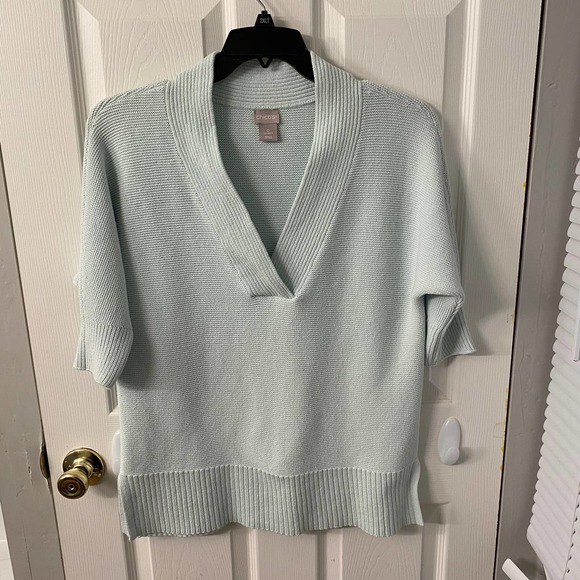CHICO'S Women's Sweater Size 0 (Sm) Color Mint - Picture 1 of 5